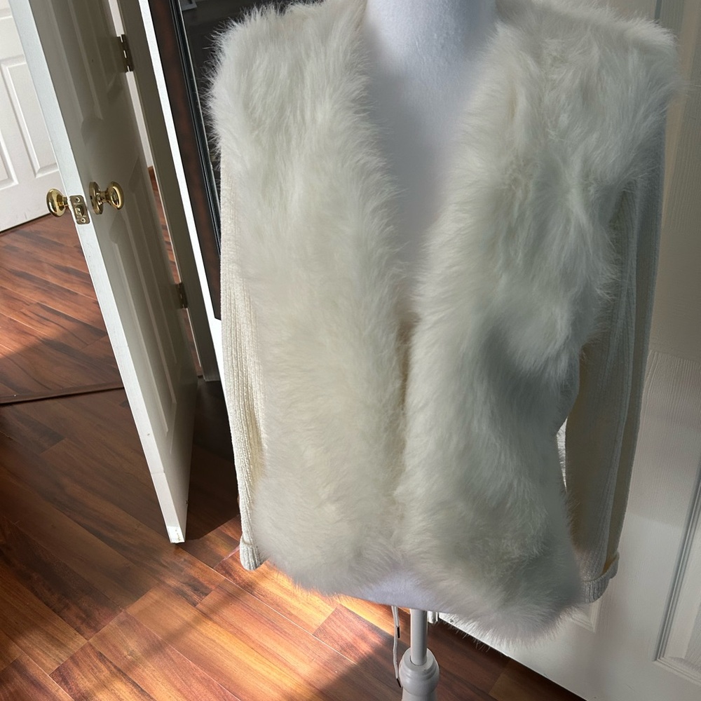 stunning faux fur sweater 
a must have
